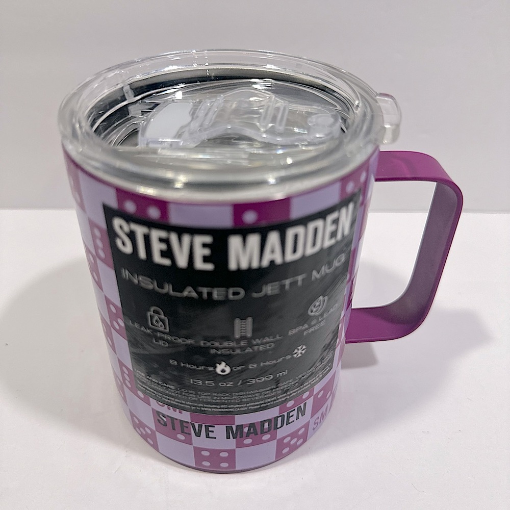 Steve Madden Stainless Steel Insulated Mug